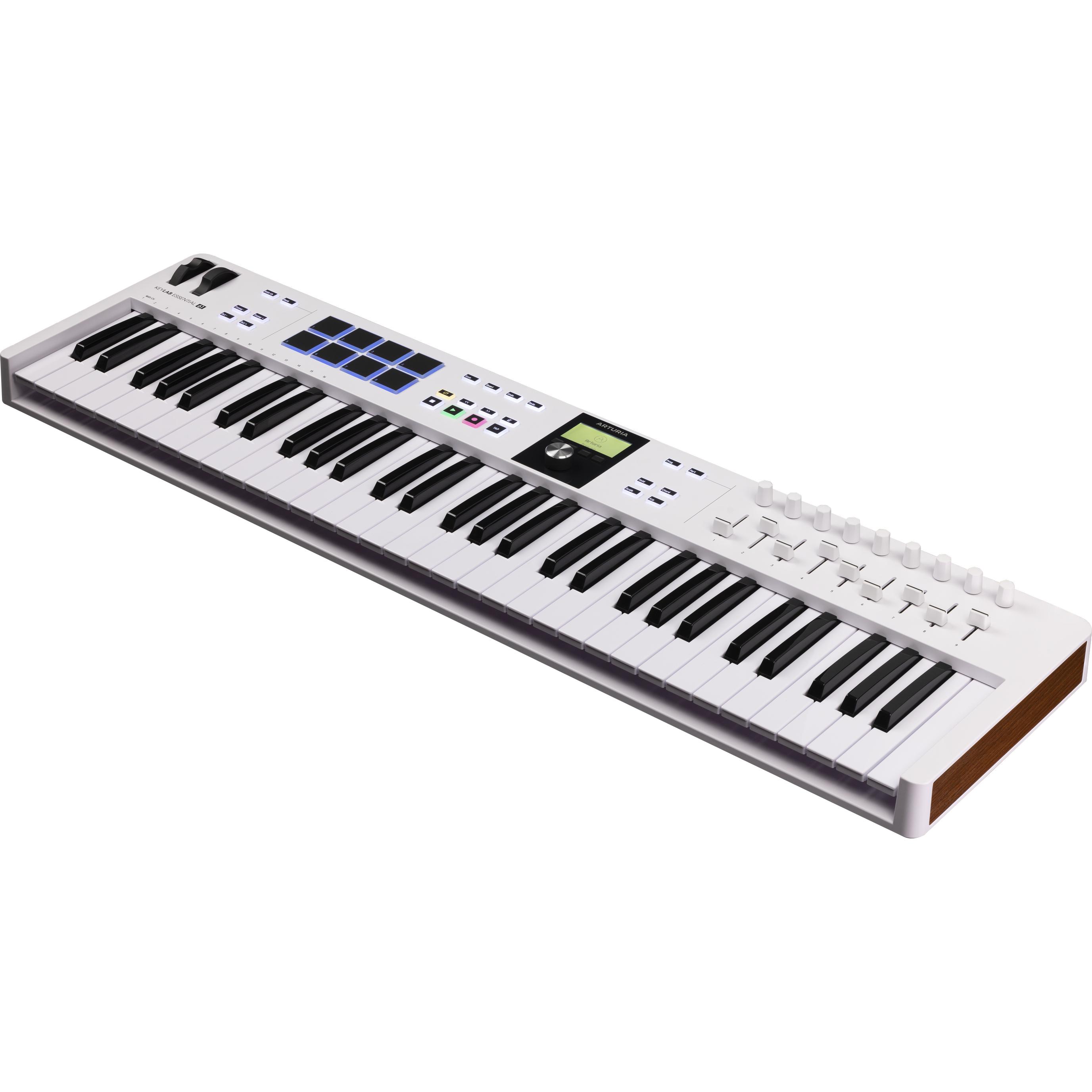 Thumbnail - Arturia KeyLab Essential 61 MKIII (Keyboard), MIDI Controller, Weiss