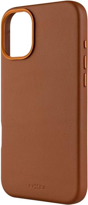 Actual product image Fixed MagLeather | Back | Apple | iPhone 16 Plus | Leather | Brown (Apple iPhone 16 Plus)