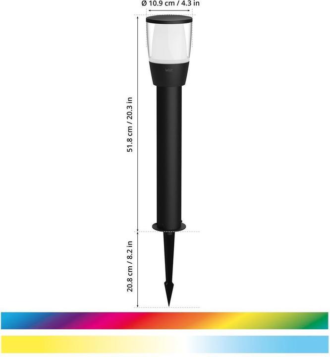 Produktbild WiZ Tunable White & Color 300lm Elpas Basis (300 lm, IP65)