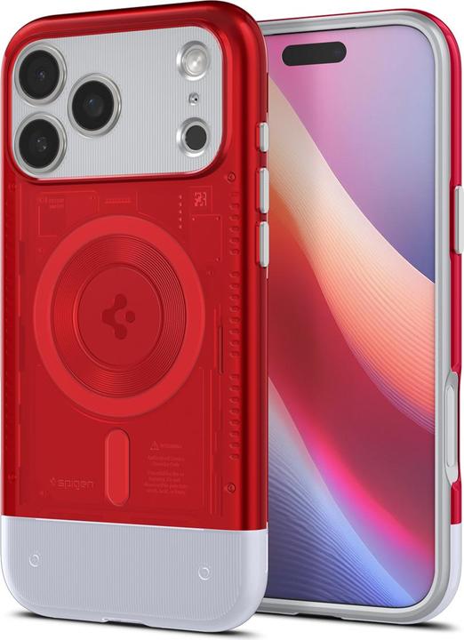 Actual product image Spigen Classic C1 MagSafe ruby - iPhone 17 Pro Max (Apple iPhone 17 Pro Max)