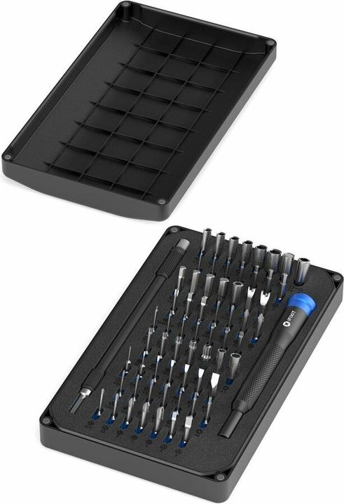 Produktbild iFixit Mako Precision Bit Set (1, 2, PH00, TR6, 0.9 mm, TR9, T3, P6, TR8, PH2, 5.5 mm, Y0, 1.5mm, 0.7 mm, 1.3 mm, PH1, P5, T TR 20, PH0000, T2, PH0, 3 mm, Y 000, 5 mm, Y 1, T TR 25, J 1, Y 00, 2.5 mm, 1mm, J 000, 3.5 mm, 4.5 mm, T TR 15, 2 mm, T5, J 00, TR7, T TR 10, J 0, T4, P2, 4 mm)