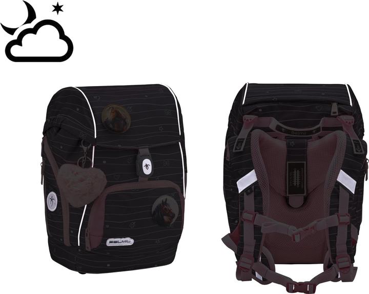 Actual product image Belmil Comfy Plus Mint satchel set 5pcs (16 l)