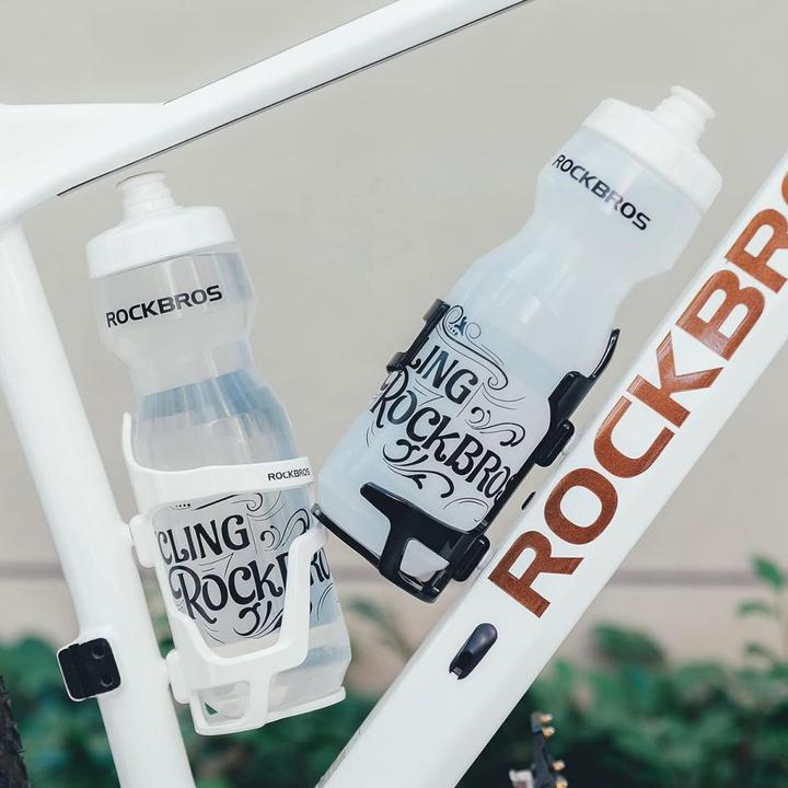 Actual product image Rockbros 31210012002 bicycle water bottle holder - white