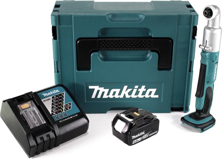 Produktbild Makita DTL 061 RM1J Akku Winkelschlagschrauber 18V 1/4" 60Nm + 1x Akku 4,0Ah + Ladegerät + Makpac (Akkubetrieb)