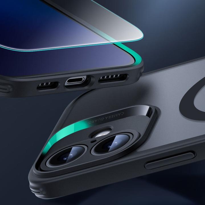 Productafbeelding ESR Etui Classic Pro Set Halolock MagSafe na iPhone 16 - czarne (Apple iPhone 16)