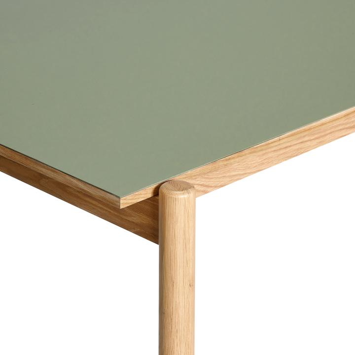 Image du produit Hübsch Oblique Esstisch Rechkteckige Olive (60 x 90 cm)
