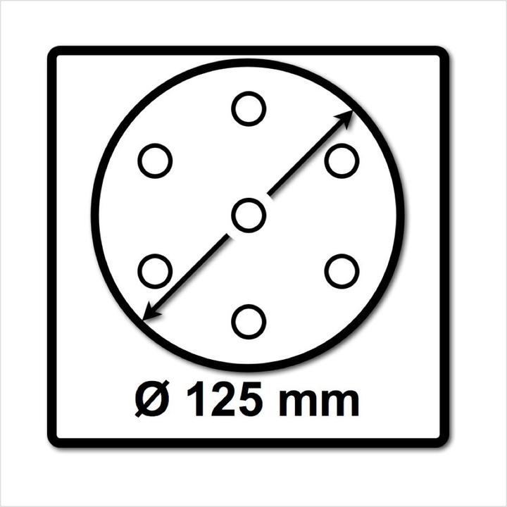Produktbild Festool Schleifscheibe STF D125/8 P180 GR/100 (P180)
