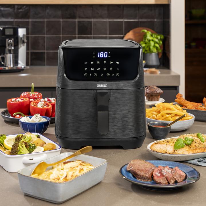 Actual product image Princess Digital Hot Air Fryer 6.5 L with Partition Wall