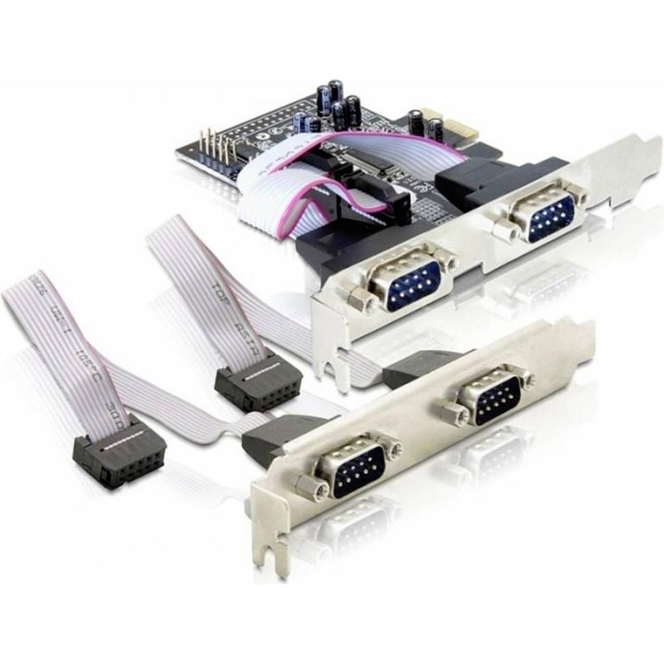 Delock 4 x scheda PCI Express seriale, Scheda controller