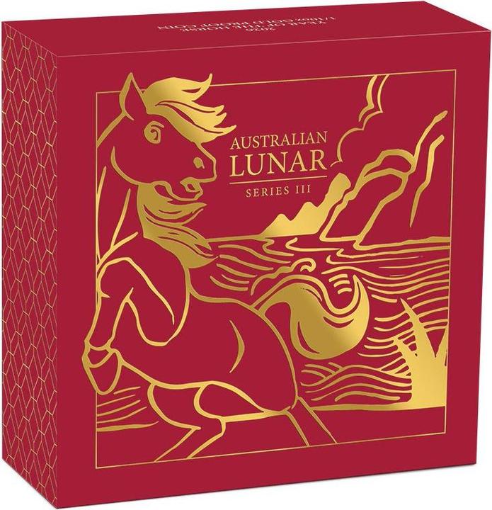 Produktbild The Perth Mint Gold Lunar III Pferd 1/10 oz PP - 2026 (999.90, 2026)