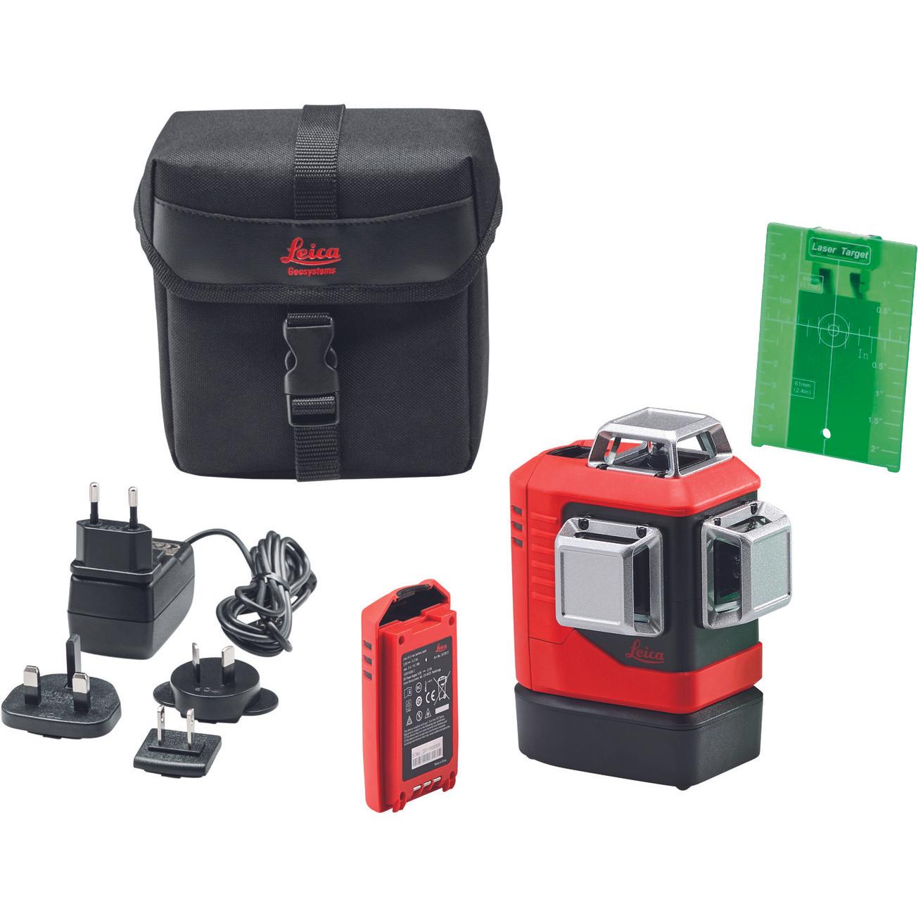 Leica Geosystems, Linienlaser, Akku-Multi-Linienlaser 3 x 360° Lino L6Gs