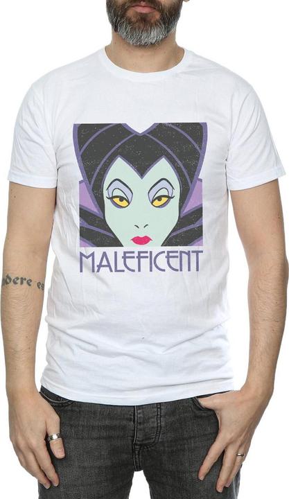 Actual product image Disney Mens Maleficent Cropped Head T-Shirt (3XL)