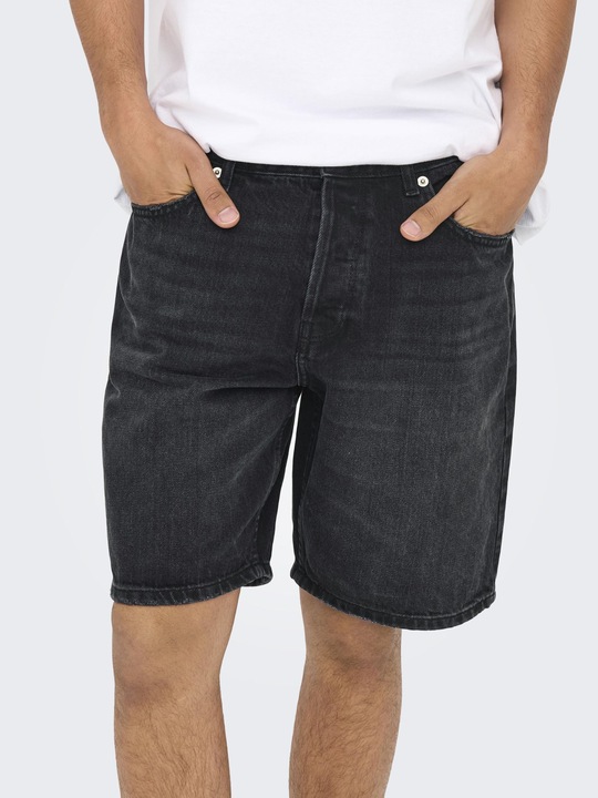 Produktbild Only & Sons Onsedge Black 2047 Tai Dnm Shorts Noos (XL)