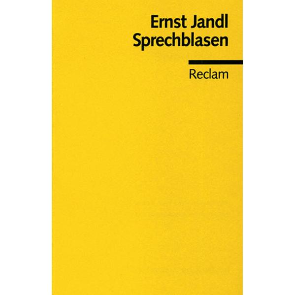 Sprechblasen., Belletristik von Ernst Jandl