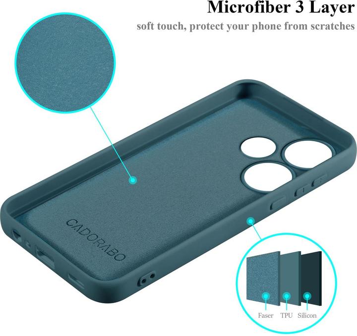 Image du produit Cadorabo Housse pour Xiaomi Poco F6 TPU avec design Liquid Protection (Xiaomi Poco F6)