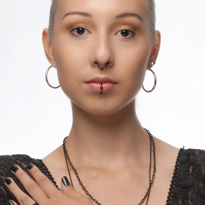 Immagine prodotto Bijouteria Barretta piercing (Bioplastica, Acciaio inossidabile, Rivestimento PVD)
