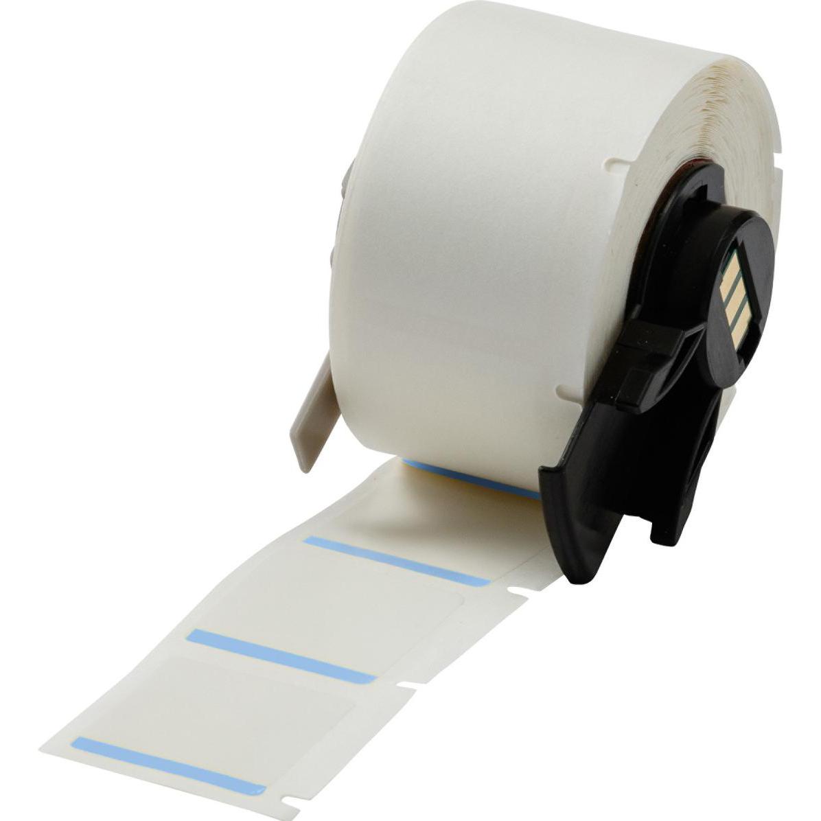 Brady, Etiketten, M6-19-494-BL, Polyester, Weiss/Blau, glänzend, 25.40 x 25.40 mm, permanent (250 E.)