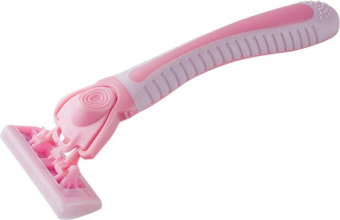 Actual product image JTI Razor with replaceable blades in a storage box - Pink