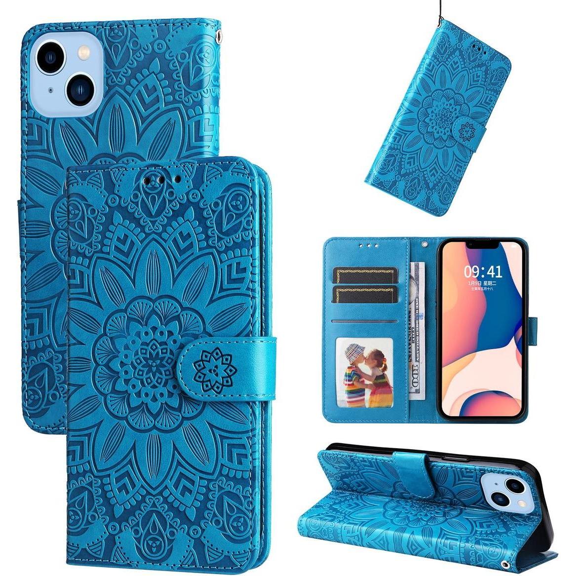 Thumbnail - König Design Hülle Handy Schutz für Apple iPhone 14 Serie Case Cover Bumper Kartenfach Etuis (Apple iPhone 14 Plus), Sma...