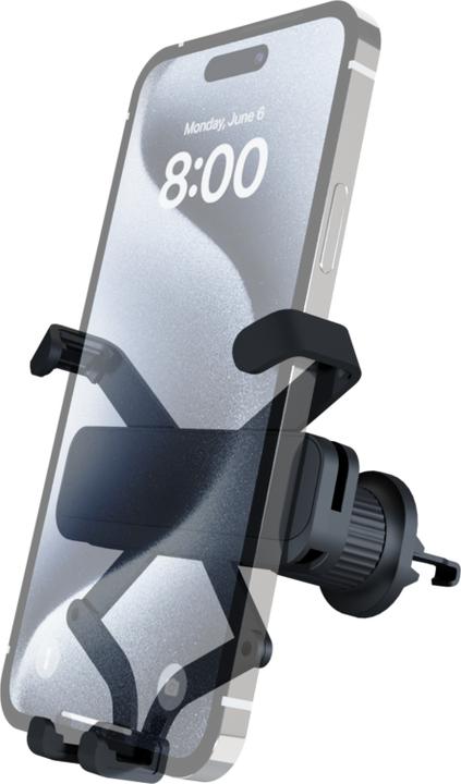 Actual product image prio universal car cradle GRAVITY for mobile phones black