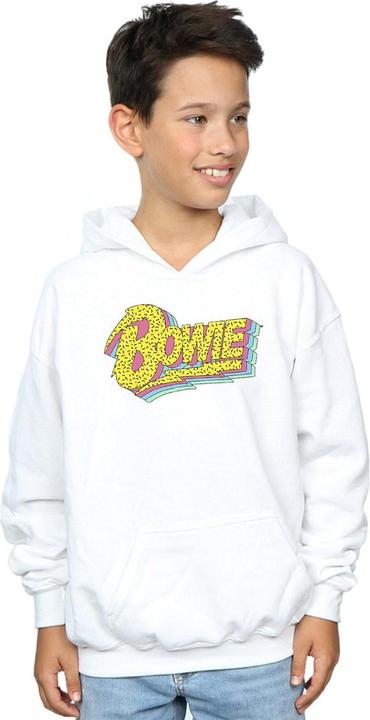 Produktbild David Bowie Moonlight 90s Logo Kapuzenpullover Jungen (116)