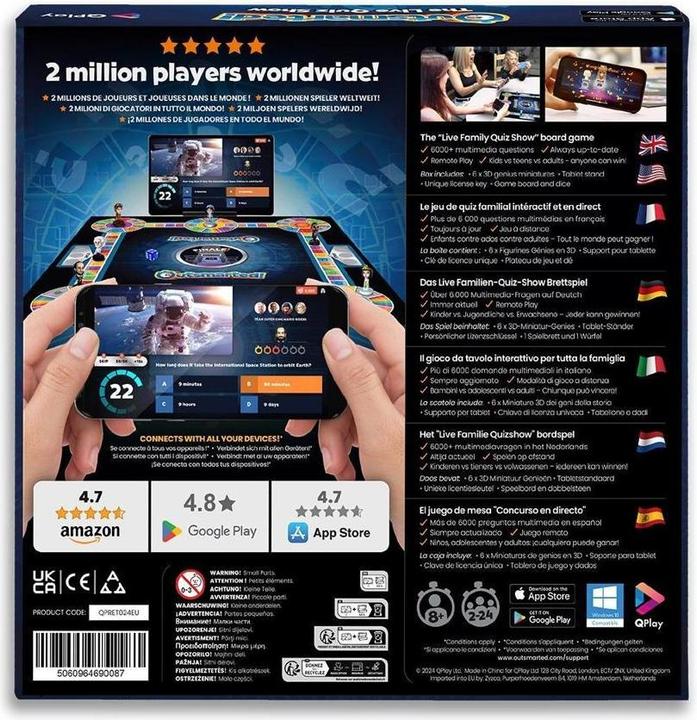 Produktbild Cartamundi Outsmarted!: The Live Family Quiz (Deutsch)