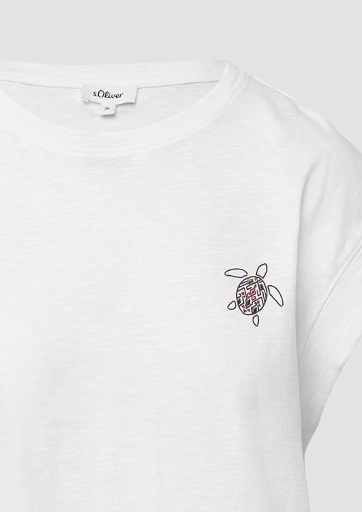 Produktbild S.Oliver T-Shirt T-Shirt im Relaxed Fit mit kleinem Artwork (48)