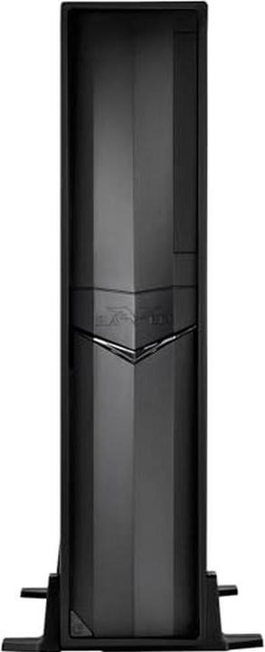 Actual product image Silverstone SST-RVZ02B-W - Raven Mini-ITX slim gaming computer case with window, black (Mini-ITX)