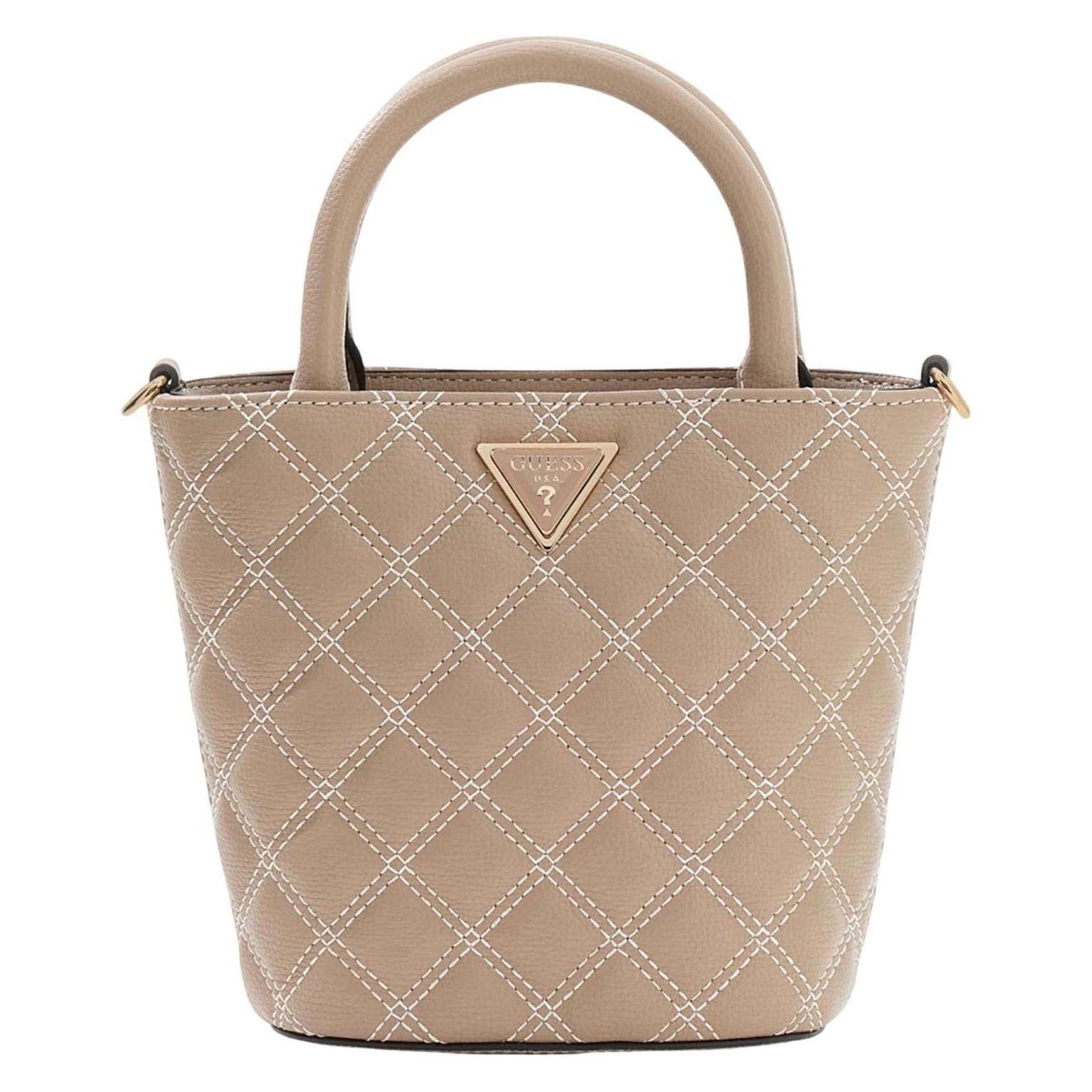 Guess, Damen, Handtasche, Giully Ii Mini Tote, Beige