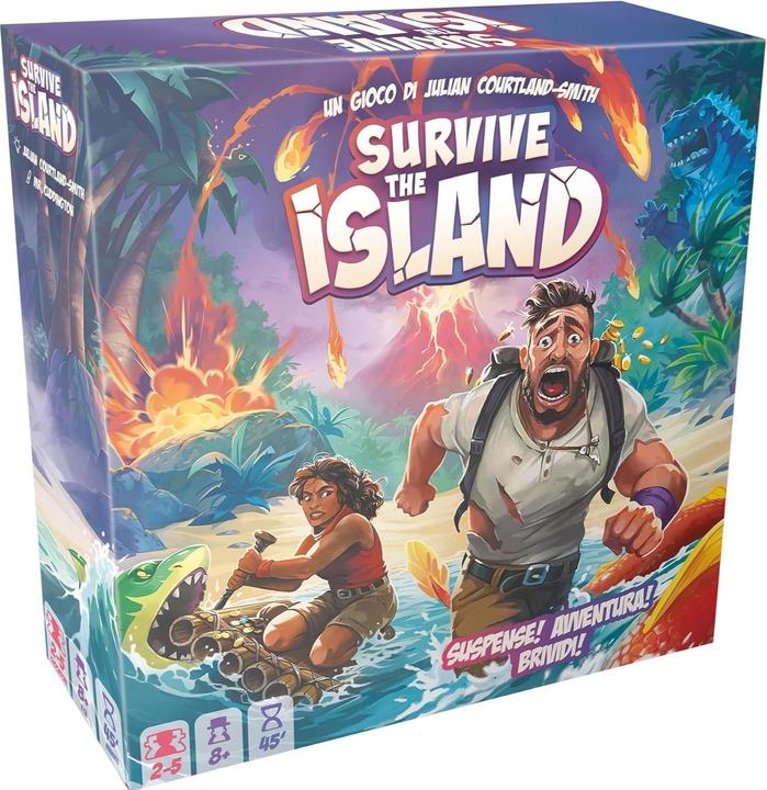 Actual product image Asmodée Survive the Island - Ed. Italiana (Italian, 2 - 5 Players)