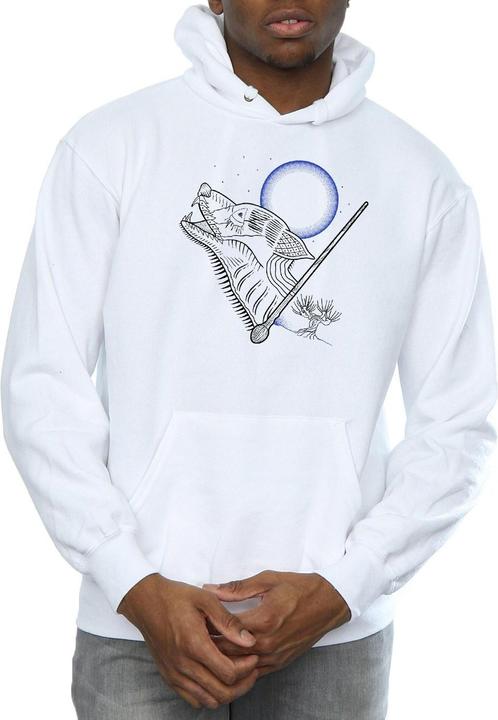 Immagine prodotto Werewolf Line Art Felpa con Cappuccio Uomo (M)