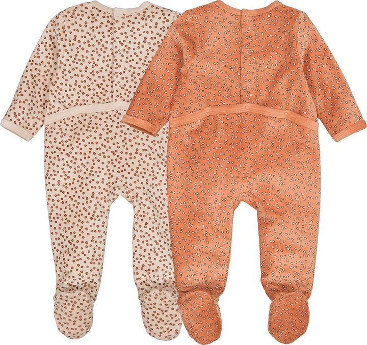 La Redoute Collections 2er-Pack einteilige Samt-Pyjamas