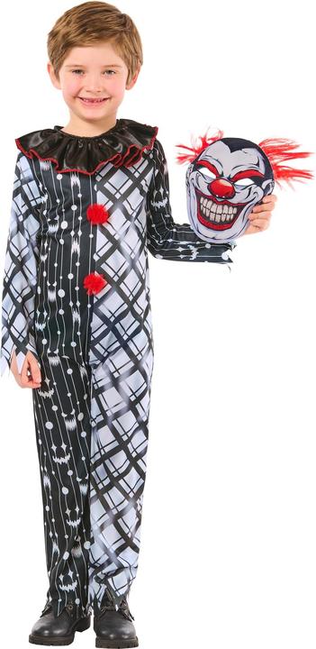 Produktbild Bristol Novelty Sinister Clown Kostüm (116)