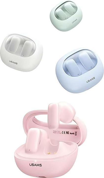 Produktbild Usams Słuchawki Bluetooth 5.3 TWS TD Series bezprzewodowe zielony/green BHUTD04 (TD22) (5 h, Kabellos)