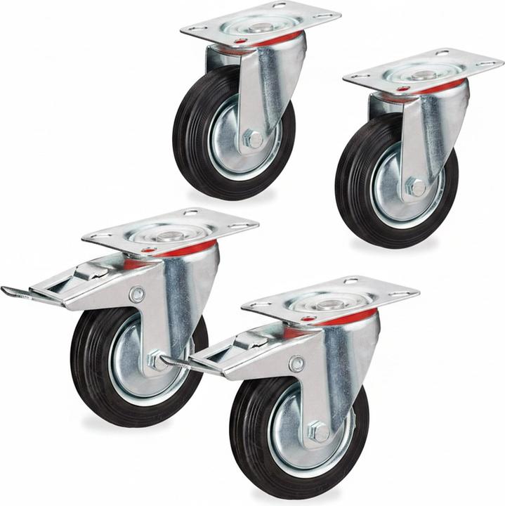 Produktbild Relaxdays Schwerlastrollen (400 kg)
