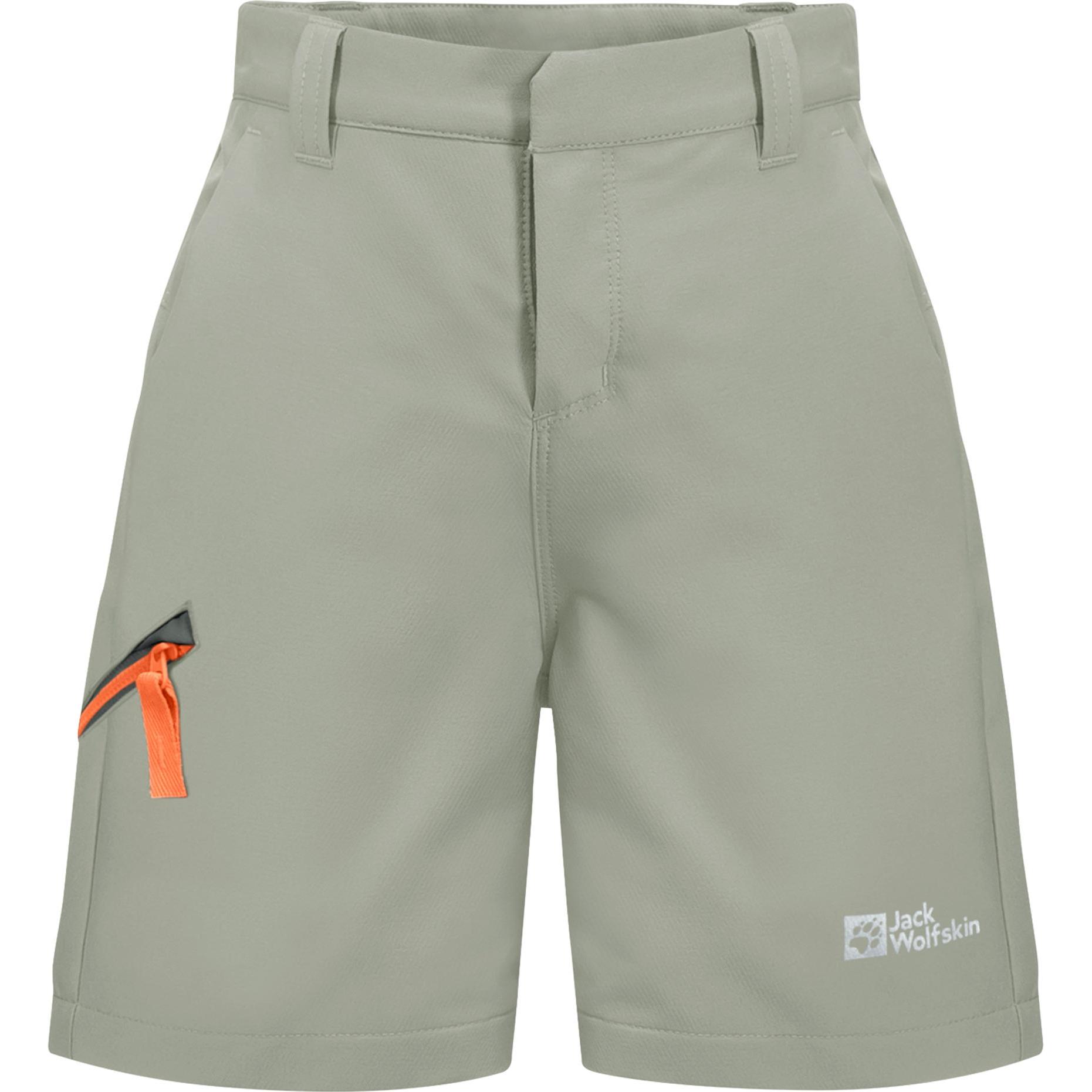 Jack Wolfskin, Unisex, Outdoorhose, Turbulence Shorts K (152), Grün, 152
