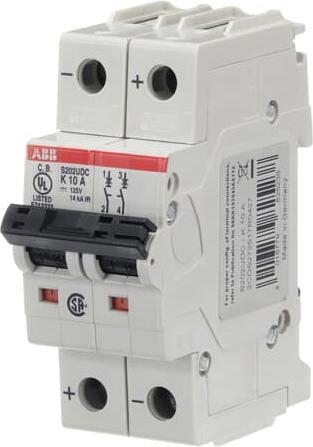 Actual product image ABB LS S202UDC-K10 Si-automatic S200 B+