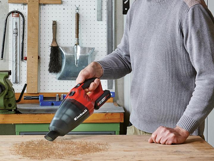 Actual product image Einhell Cordless hand-held hoover, TE-VC 18 Li Kit (1x 4.0 Ah)
