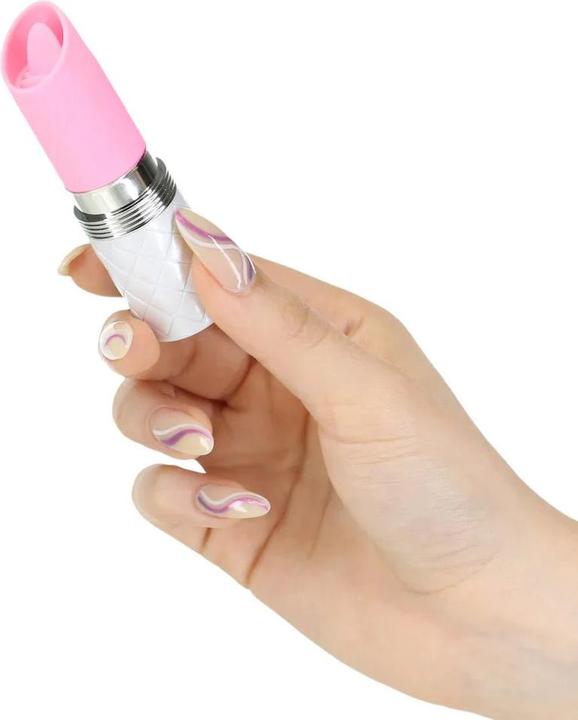 Actual product image Pillow Talk Lusty Luxurious Flickering Massager Pink