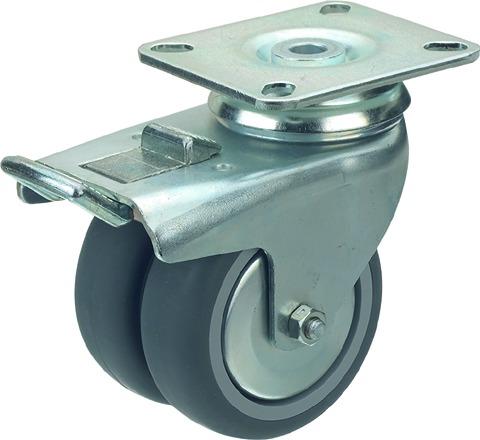 Produktbild Tente Doppel-Lenkrollen