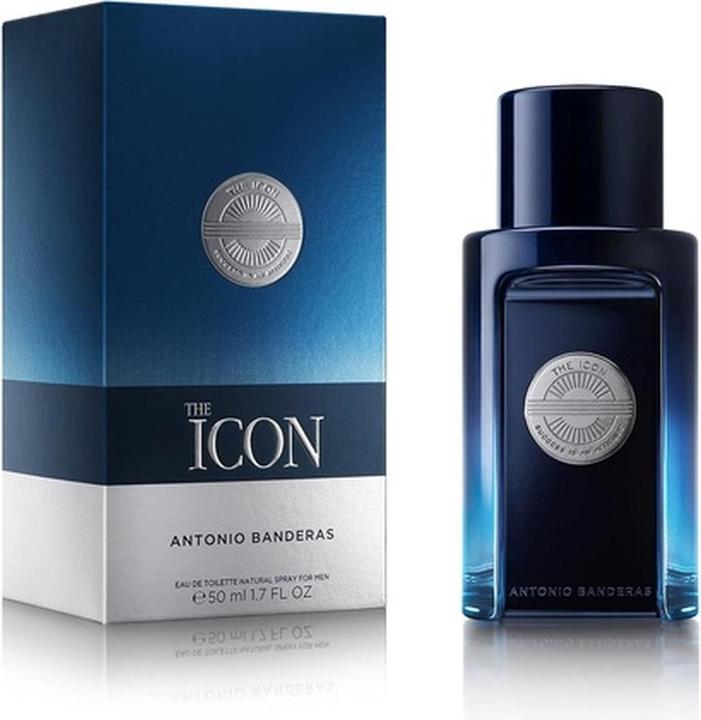 Actual product image Antonio Banderas Perfumes The Icon Eau de Toilette for Men 50ml (Eau de toilette, 7000 ml)