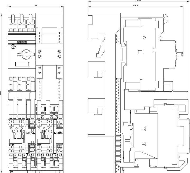 Image du produit Siemens Démarreur-inverseur SIEM