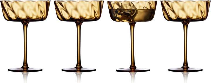 Lyngby 30 cl - Glas - Brun (30 cl, 4 Gläser, Sektgläser)