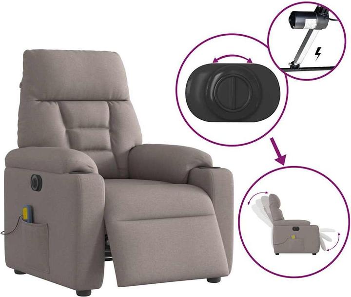 Image du produit vidaXL elektrischer Massagesessel