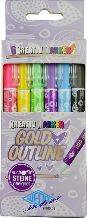 Wedo Kreativmarker Outline (6x)