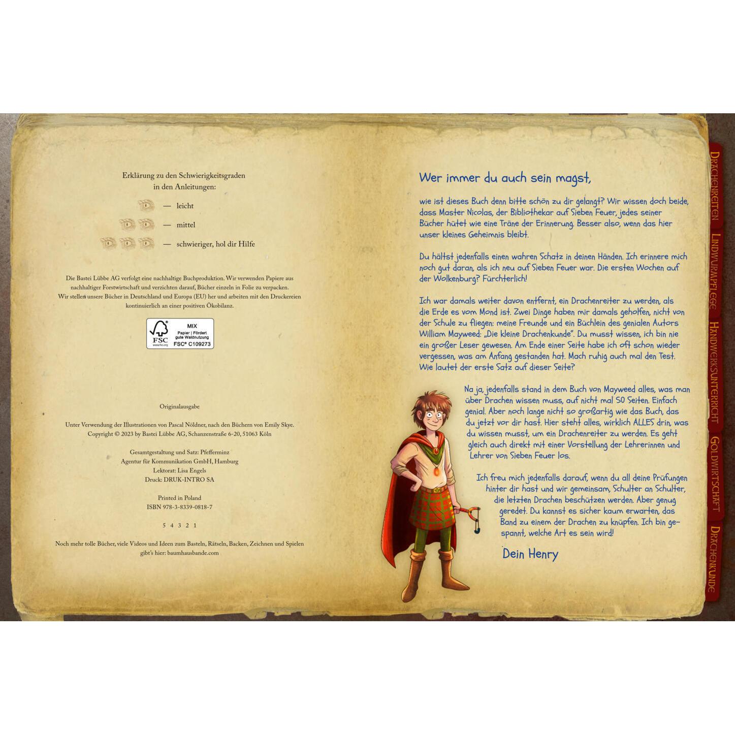 Thumbnail - Die geheime Drachenschule - Das Handbuch für Drachenreiter, Kinderbücher von Emily Skye