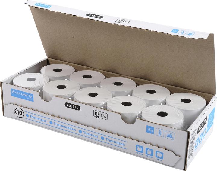 Actual product image Exacompta Receipt Rolls therm 57x60mm-44m (box10)