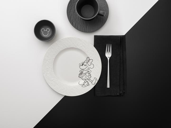 Produktbild Villeroy & Boch Frühstücks-/Dessertteller Manufacture Rock blanc - Mickey Mouse (1x, 21.70 cm)