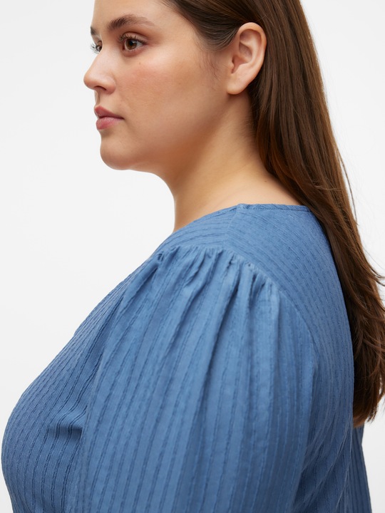 Image du produit Vero Moda Coupe normale Encolure en U Courbe Volume des manches Top Blouse (52, 54, XL)