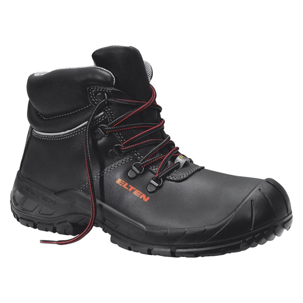 Elten, Werkschoenen, Unisex S3 Veiligheidslaarzen "Renzo Mid Esd" Zwart Maat 37 (S3, 37)